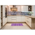 thumbnail image 6 of Ahgly Company Machine Washable Indoor Rectangle Transitional Violet Purple Area Rugs, 8' x 10', 6 of 7