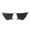 Glossy Carbon Fiber Style, variant on YAHHU 2PCs Motorcycle Winglet Side Spoiler Fairings Wing Deflectors Fit For 400 250 Z900 Z1000 R1 R3 R25 CBR650 Aerodynamic Winglets Glossy Carbon Fiber Style 7.09 in / 18 cm