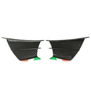 2PCs Motorcycle Wing Side Spoiler Fairings Winglets Fit for NINJA 400 250 Z900 Z1000 Glossy Carbon Fiber Style