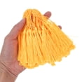 thumbnail image 2 of 100 piezas creativas borla colgante decoración diy borla colgantes marcador ventilador colgantes delicados teléfono móvil borla colgantes para hacer manualidades bricolaje (dorado), 2 of 5