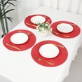 thumbnail image 7 of Unique Bargains Rustic Placemats Set of 6 Woven Placemats Red, 7 of 7