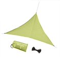 thumbnail image 2 of Impermeable 6.5 'x 6.5' X 6.5 'Triangle Sand Sun Shade Sombrilla 160 GSM Tela de Bloque UV para Carport Exterior Pérgola Instalaciones de Actides verde Baoblaze vela de sombra de sol, 2 of 8