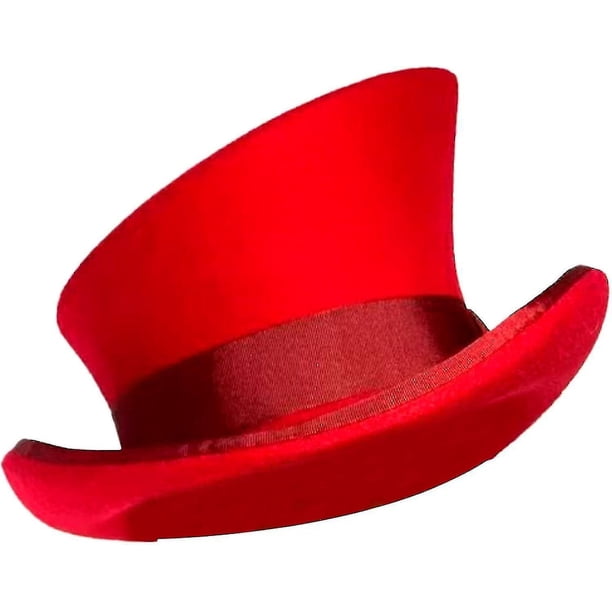 Sombrero de copa asimétrico, sombrero de lana, sombrero Unisex para hombres y mujeres, sombrero Steampunk, sombrero de copa, cinta decorativa a la moda, cubierta para sombrero, cabeza para hombres