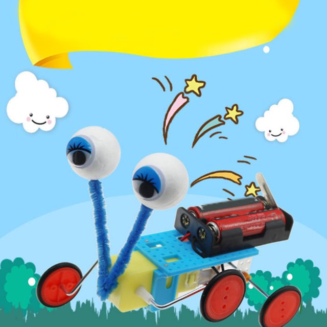 Cadeau pour Enfant, Kit de Robot Reptile DIY Kit de Jouets Solution Innovante
