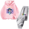 thumbnail image 5 of Conjunto de sudadera con capucha de Disney Aladin para niñas de 3 a 14 años, sudadera informal de calle kawaii, traje de camión para niños, 5 of 5