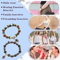 thumbnail image 4 of Cuentas de mal de ojo, pulseras navideñas para protección y bendición., 4 of 5