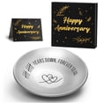thumbnail image 1 of Bandeja para joyas con soporte para anillos, 10 aniversario, aluminio, 1 of 3