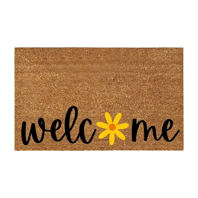 16x24 Inch Coir Doormat Outdoor Doormats for Front Door Waterproof Rugs for Entryway Washable Rectangular Entryway Welcome Doormat Outdoor Indoor Welcome Mat for Home Entrance, Welcome
