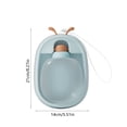 thumbnail image 3 of FeiFu Collapsible Portable Pet Water Bottle Outdoor Travel Drinking Fountain Leak-Proof Lightweight Water Dispenser for Dogs Cats Walking Hiking, 3 of 6