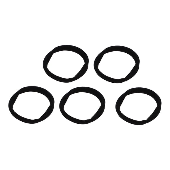 Accesorios Únicos Cinta para el Cabello Scrunchies Simples para Mujeres y Niñas 5pcs Negros