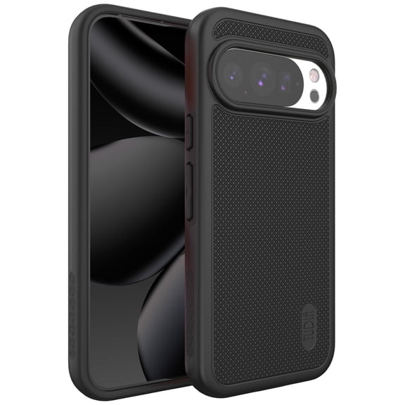 TUDIA MergeGrip Case for Google Pixel 10 / Pixel 10 Pro (2025), Dual Layer Shockproof Rugged Protective Cover, Black