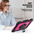 thumbnail image 5 of Junayo for iPad Air 11 Inch Case 2024 M2 (6th Gen) Heavy Duty Shockproof Protective Case with Screen Protector Stand and Hand Strap Shoulder Strap, 5 of 8