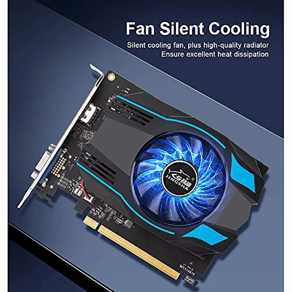 GT 1030 GDDR5 2GB 64 Bit PCI Express 3.0 x 16 VGA HDMI Output Graphics Card, Gaming Video Card