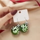 thumbnail image 1 of Uuiauoio Christmas Bulb Ornament Earrings Snowflake Flower Lucky Star Round Ball Hook Hoops Earring Fashion Xmas Festive Jewelry Gifts for Women Daughter ,Plastic Dangle Earrings, 1 of 6