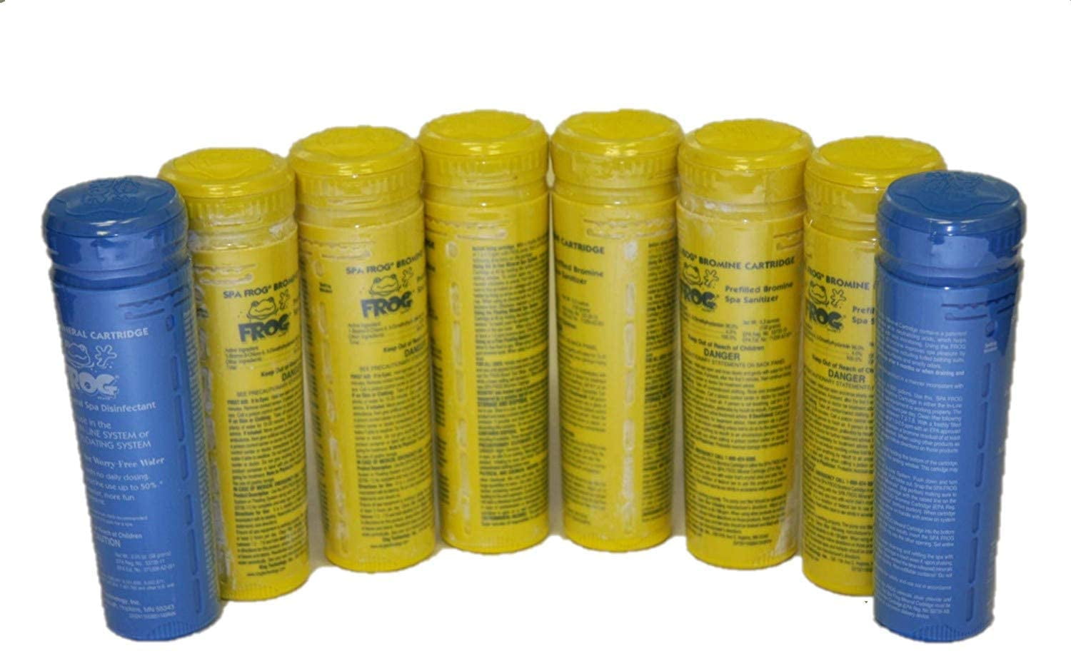 8 pack spa frog replacement cartridges, 6 bromine/ 2 mineral Walmart