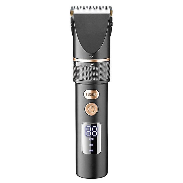 Cortapelos Profesional Lcd Recargable, Para Peluqueros, Alambre Regulable, Usb, Eléctrico, Potente, Corte De Pelo// kaili Sencillez