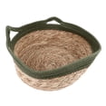 thumbnail image 2 of Straw Cat Basket Handwoven Breathable Soft Cat Bed Round Scratch Resistant Cat Basket for All Four Seasons, 2 of 7