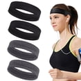 thumbnail image 1 of Guardurnaity 4 unids/set diadema deportiva para hombres y mujeres diademas deportivas premium que absorben el sudor para hombres y mujeres Accesorio para el cabello, 1 of 6