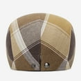 thumbnail image 7 of Floleo Unisex Hat French Wool Beret Hat Classic Retro Soft Winter Solid Color Fashion Comfortable Flat Cap Hat(Brown,Free Size), 7 of 7