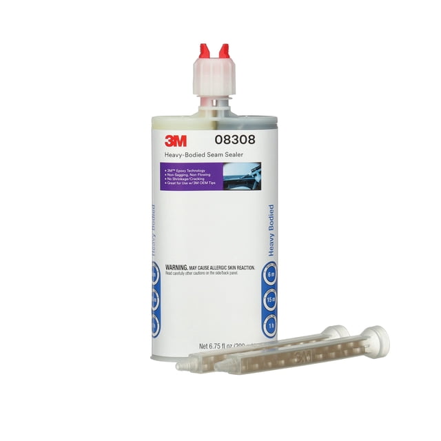Cartucho de epoxi automotriz de dos partes, 200 ml, Seam Sealer 3M 08308