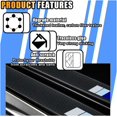 thumbnail image 3 of 4PCS Tri-Color Door Sill Protectors, Carbon Fiber Threshold Protection, Front/Rear Plate Step Guard, Anti-Scratch Entry Guard Sticker for Toyota Tacoma TRD 4Runner Rav4 (Blue), 3 of 6
