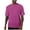 01-Purple 2, variant on Man Solid Color Casual Loose Elastic Sports Short Sleeved Round-Neck Blouses,01-Watermelon Red_4XL