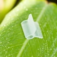 thumbnail image 3 of 100PCS Plant Grafting Clips, 2.5mm Transparent Mini Flowers Plants Grafting Clips, Vegetable Vines Support Fixing Clips, Mini Gardening Tool for Garden Patio Indoor Plant, 3 of 5