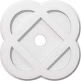 thumbnail image 2 of Ekena Millwork CMP14CE-02000 14 in. OD x 2 in. ID Square Charlotte Architectural Grade PVC Contemporary Ceiling Medallion, 2 of 4