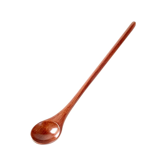Cuillère Bâton Fonctionnelle Manche Long Réutilisable Cuillère en Bois Adaptée pour Table à Café Thé pour 4 Napperons pour 4 Napperons Ronds pour Table de Salle à Manger Napperons pour Table à Manger 8 Jetables