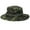 Camouflage & Army Green, variant on LIMEI Unisex Boonie Hat, Camouflage & Coffee, Wide Brim, Adjustable Chin Strap, Quick Release Buckle, Durable Plastic Material, Compact