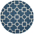 thumbnail image 1 of Safavieh Cambridge Tapis Rond 6 Pieds en Laine Tufté Main, 1 of 7