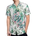 thumbnail image 4 of High Quality Hawaiian Shirts for Men Short Sleeve Aloha Beach Shirt Floral Summer Casual Button Down Shirts Blouses 7BTNZ4, 4 of 7
