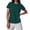 Green, variant on Women's Striped T-Shirt Casual Short Sleeve Crew Neck Basic Tee Relaxed Fit Fashion Top with Multiple Colors, Blue M