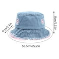 thumbnail image 4 of Birdeem Chapeau de Pêcheur en Denim Rétro Mode Protection Solaire Été, 4 of 4