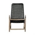 thumbnail image 5 of Gynn Outdoor Rocking Chair- Black Rope Woven- Light Brown Eucalyptus, 5 of 10