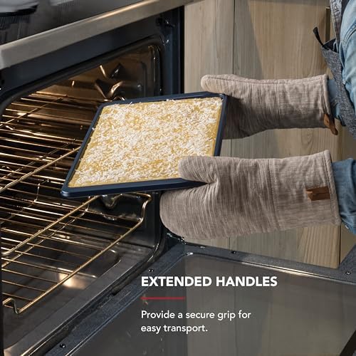 10x15in Nonstick Aluminized Steel Baking Sheet, Ink Blue