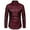 Red, variant on Cathalem Mens Linen Shirt Button Down Shirt Men Dress Shirts for Men,White XL