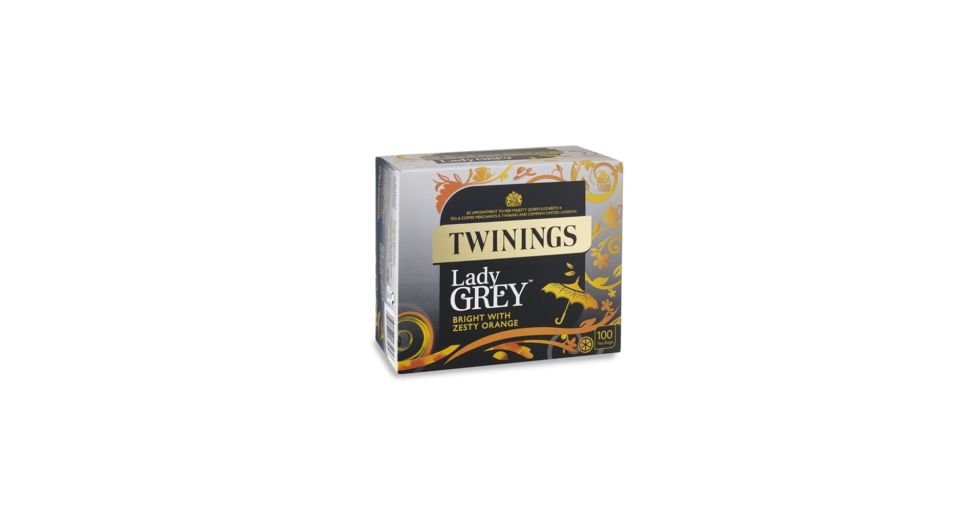Twinings Lady Grey Tea Bags 80 Pack 200g, Imported from Britain