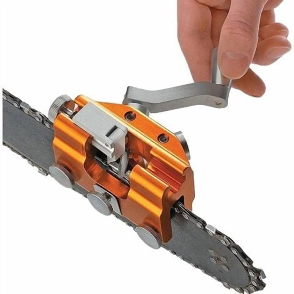 Chainsaw Chain Sharpening Jig, Teeth Sharpener, Aluminum Alloy, Chainsaw Sharpening Kit