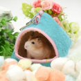 thumbnail image 2 of Hamster Nest Cave Windproof Hanging Small Animal Hideout Bed Hamster Bed House, 2 of 10
