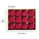 thumbnail image 3 of 12 Adornos Navideños de Terciopelo Flocado para Árbol de Navidad, Bolas de Plástico Rojas de 6 Cm | Adornos Navideños Colgantes con Hebilla de Metal | Textura Suave y Duradera para Decorar Árboles, P, 3 of 6