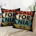 thumbnail image 4 of LALILO Throw Pillow Covers California Clothes Palm Sun Shirt California Cushion Cover 18" x 18", 2 Pack, 4 of 6