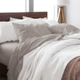 thumbnail image 2 of Ella Jayne Viscose from Bamboo Deep-Pocket 4-piece Sheet Set, King, Taupe, 2 of 5