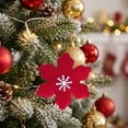 thumbnail image 6 of Mini Christmas Tree Ornament Hanging Decoration Cute Polyester Holiday Pendant for Window Home Wreath Decor, 6 of 7