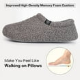 thumbnail image 5 of Women's Fuzzy Curly Fur Memory Foam Loafer Slippers with Polar Fleece Lining, 5 of 9