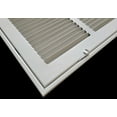 thumbnail image 6 of Fits 20x30 Duct Opening | Steel Return Air Filter Grille by Handua [Fixed Hinged] for 1-inch Filters | Vent Cover Grill for Sidewall and Ceiling | White | Outer Dimensions: 22 5/8"W X 32 5/8"H, 6 of 7