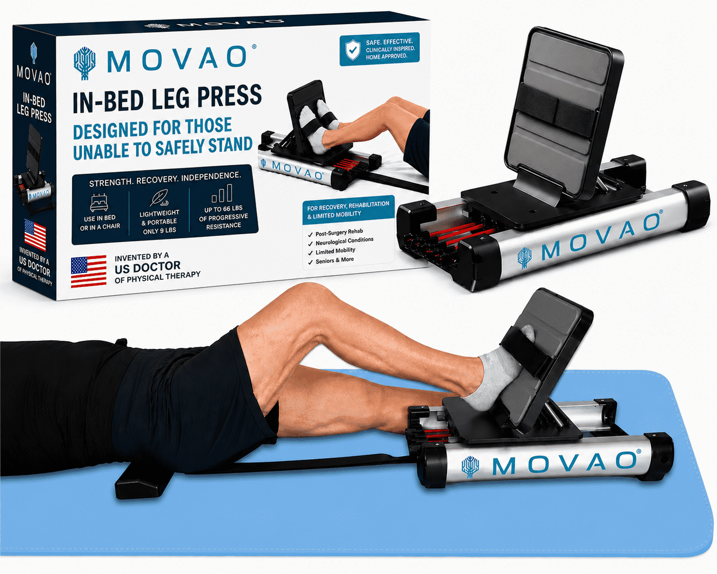 Leg Xercise Pro エクササイズマシーン LegXercise Pro Machine, Electric Leg Movement Device for Comfort