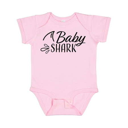 

Inktastic Baby Shark with Shark Fin Gift Baby Boy or Baby Girl Bodysuit