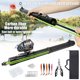 thumbnail image 1 of Clianle Caña de Catapulta de Pesca Mejorada: una Caña de Pesca Tipo Slingshot Portátil de Fibra de Carbono Diseñada Específicamente para Pescadores Al Aire Libre - Equipo de Pesca Portátil para Pe..., 1 of 13