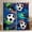 Blue 02, variant on Erosebridal Green Splatter Soccer Black Out Curtains, Cartoon Honeycomb Curtains Pack of 2 (42x63 Each) for Boys and Girls